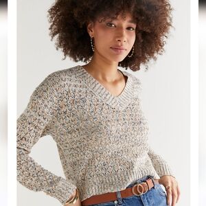 mi ami for Francesca's Kristin Yarn Knit Pullover Sweater NWT Size L